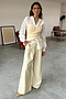 Butter Yellow Stripe Suki Trousers