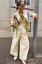 Butter Yellow Stripe Suki Trousers