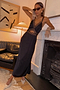 Black Mimi Dress with Stud Trim Petite
