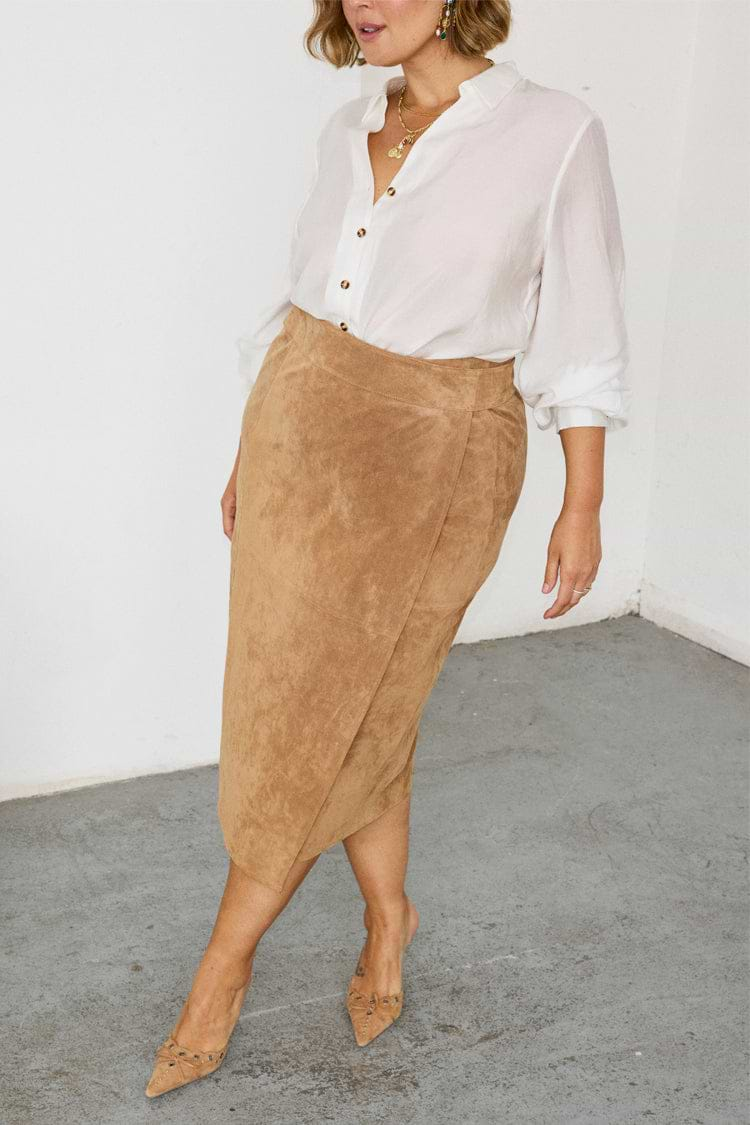 Suede Jaspre Skirt