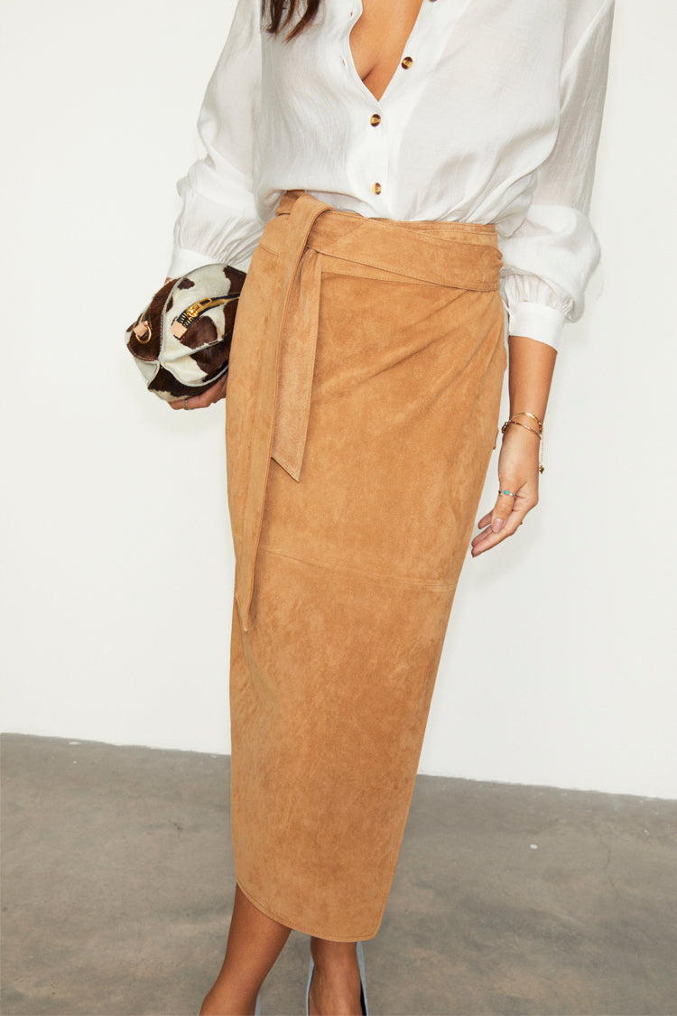 Suede Jaspre Skirt