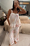 Sun Embroidered PJ Set