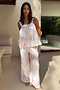 Sun Embroidered PJ Set