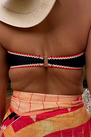 Thumbnail for caption_Model wears Sundial Bandeau Swim Top in UK size 16/ US 12