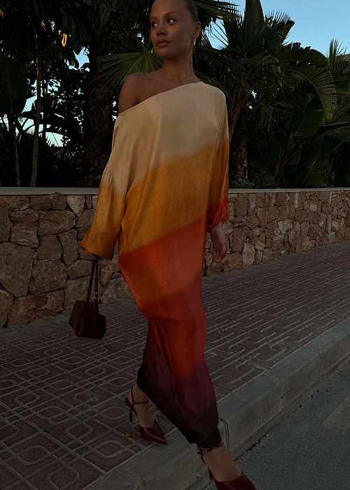 Orange Sunset Jem Dress