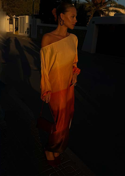 Orange Sunset Jem Dress