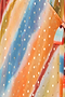 Sunset Stripe Mini Wrap Dress