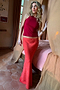 Red Swallow Romance Maxi Dorris Skirt