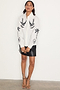 White Embroidered Swallow Shirt