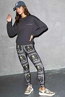 Thumbnail for caption_Model wears Charcoal NFD Sweater in UK size 8/ US 4