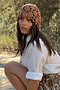 Tan Crochet Beanie