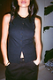Black Studded Button Tank