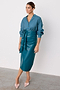 Teal Vegan Leather Jaspre Skirt