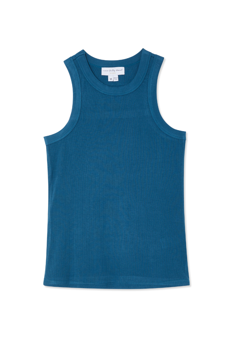 Teal Rib Tank Top