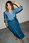 Teal Sequin Jaspre Skirt