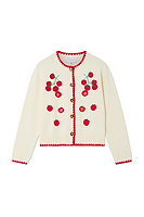 Thumbnail for Tomato Embroidered Cardi