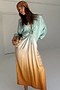 Blue Ombre Toria Dress