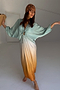 Blue Ombre Toria Dress