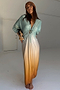 Blue Ombre Toria Dress