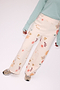 Cream Sundazed Wide Leg Accessible Joggers
