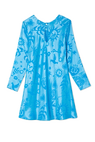 Thumbnail for Turquoise Sundazed Summer Mini Soho Dress Petite