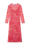 Valentine Animal Mesh Dress
