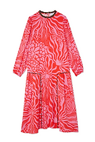 Thumbnail for Valentine Animal Olive Dress Petite