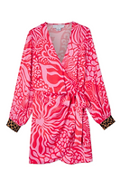 Thumbnail for Valentine Animal Mini Vienna Dress Petite
