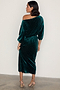 Emerald Velvet Tilly Dress Petite