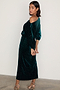 Emerald Velvet Tilly Dress Petite
