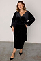 Black Velvet Midi Vienna Dress Petite