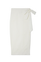 White Linen Jaspre Skirt