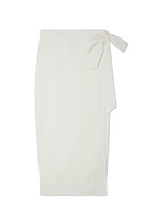 Thumbnail for White Linen Jaspre Skirt
