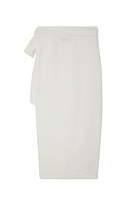 Thumbnail for White Linen Jaspre Skirt