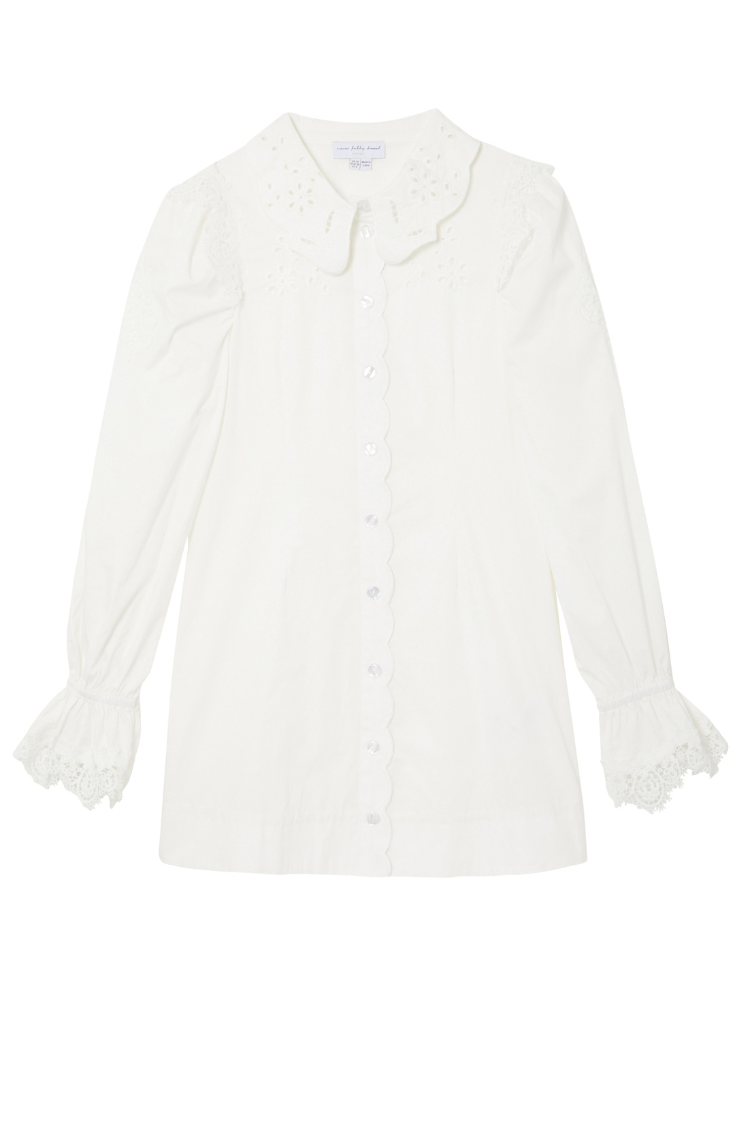 White Sicily Shirt Dress