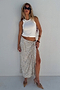 White Ribbed Tank