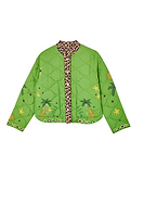 Thumbnail for Reversible Wild Jungle Quilted Jacket