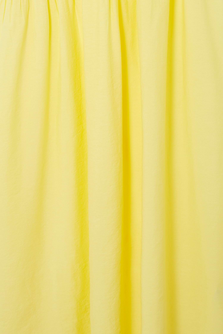 Butter Yellow Shirred Nara Dress