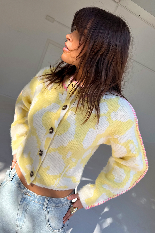 Yellow Zizi Cardigan