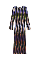 Thumbnail for Zig Zag Gaia Plisse Dress