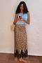 Leopard Lace Maeva Midi Skirt