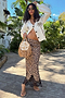 Leopard Lace Maeva Midi Skirt