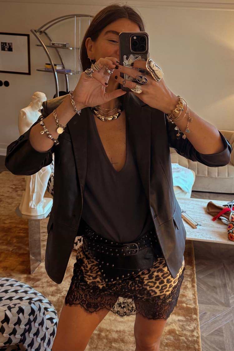 Leopard Lace Maeva Skirt