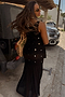 Black Crochet Alicia Dress