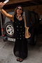 Black Crochet Alicia Dress