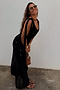 Black Crochet Alicia Dress