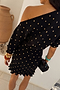 Black Plisse Mini Tilly Dress