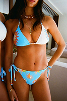 Thumbnail for Embellished Sun Tie Side Bikini Bottom