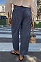 Blue Studded Barrel Jeans