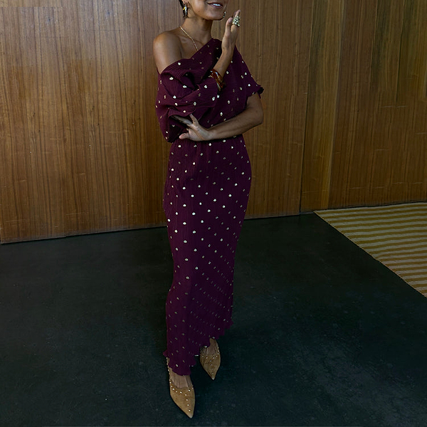 tillys maxi dress Burgundy Tilly Dress